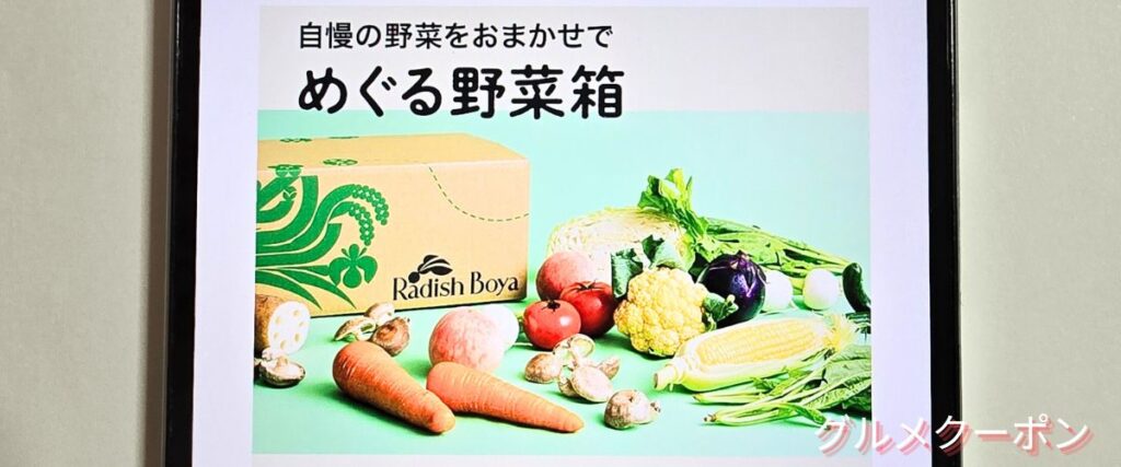 らでぃっしゅぼーやのめぐる野菜箱